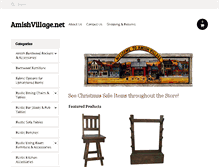 Tablet Screenshot of amishvillage.net